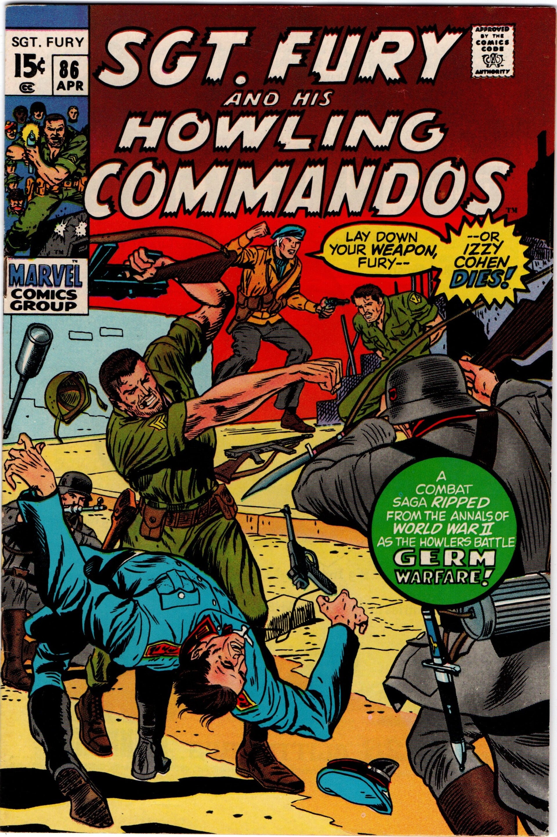 Sgt. Fury #86   VF/NM 9.0