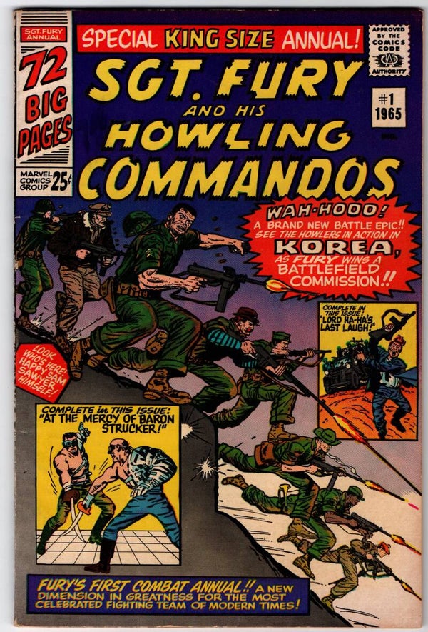 Sgt. Fury Annual #1   VF 8.0