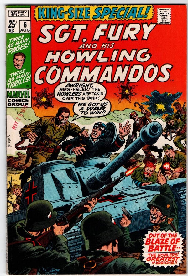 Sgt. Fury Annual #6   VF/NM 9.0