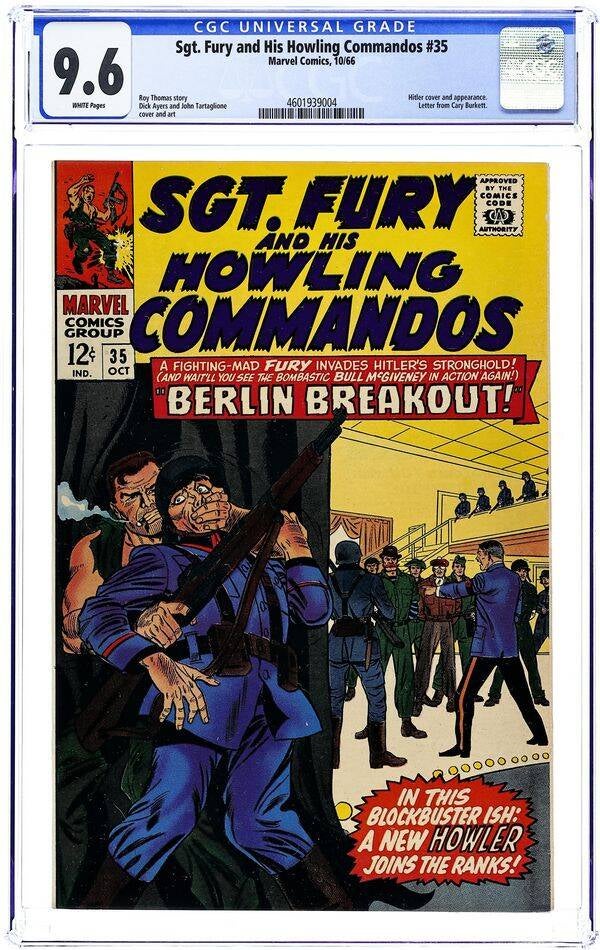 Sgt. Fury #35   CGC NM+ 9.6