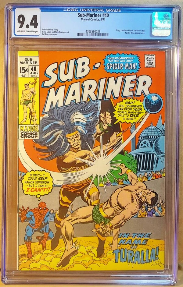 Sub-Mariner #40   CGC NM 9.4
