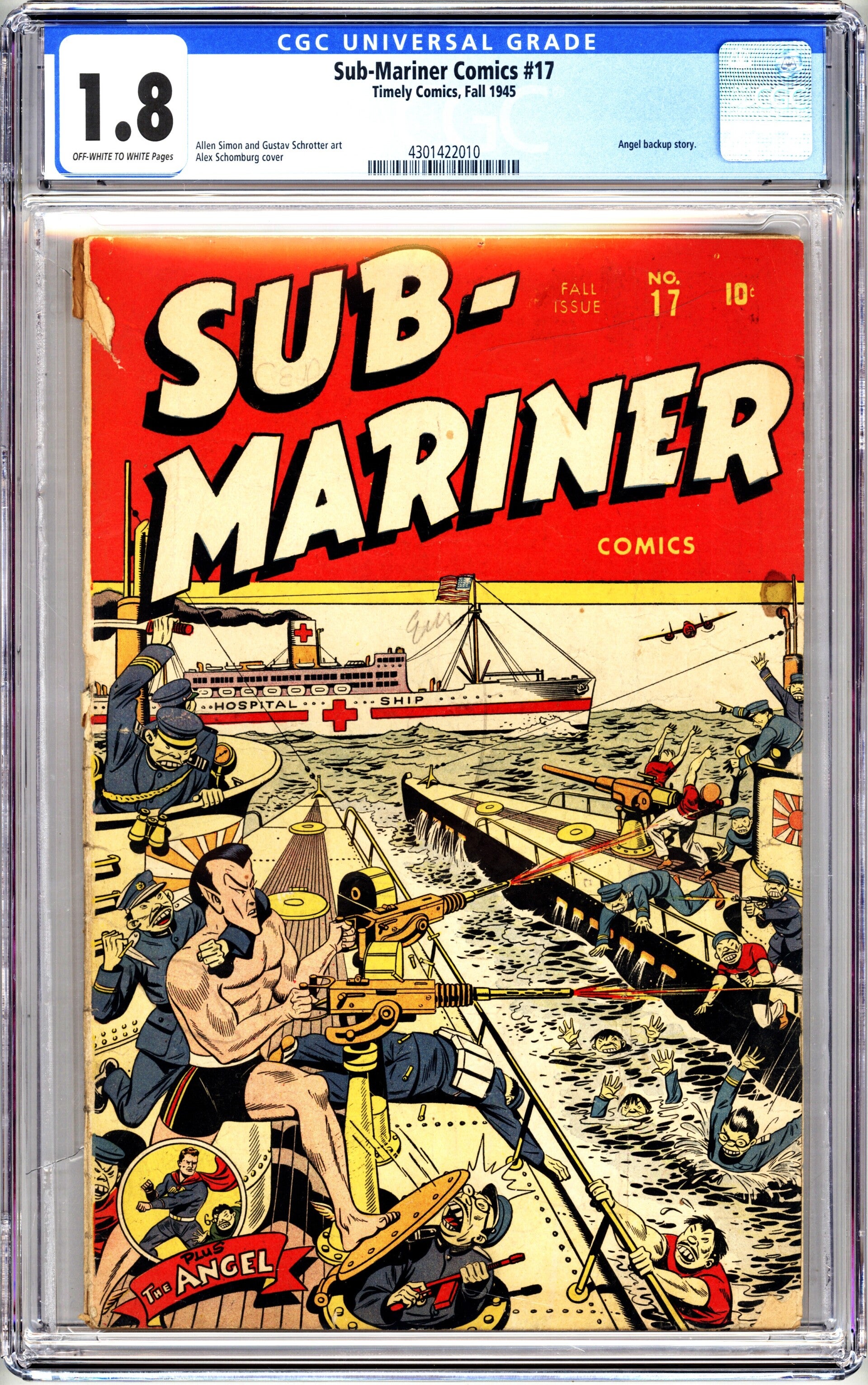 Sub-Mariner #17   CGC G- 1.8