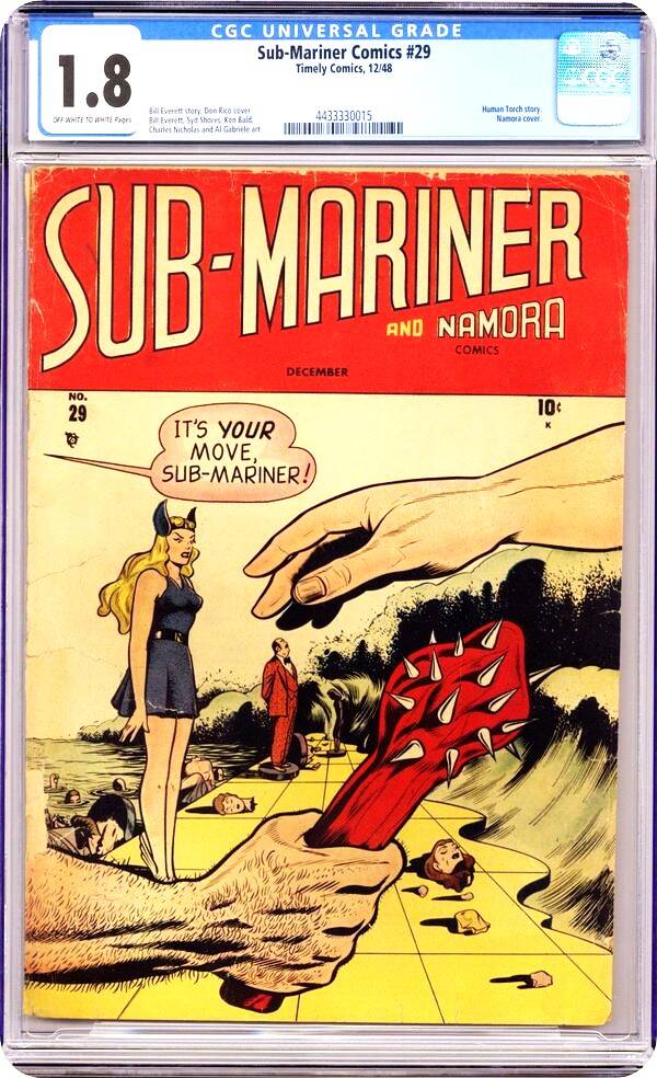 Sub-Mariner #29   CGC G- 1.8
