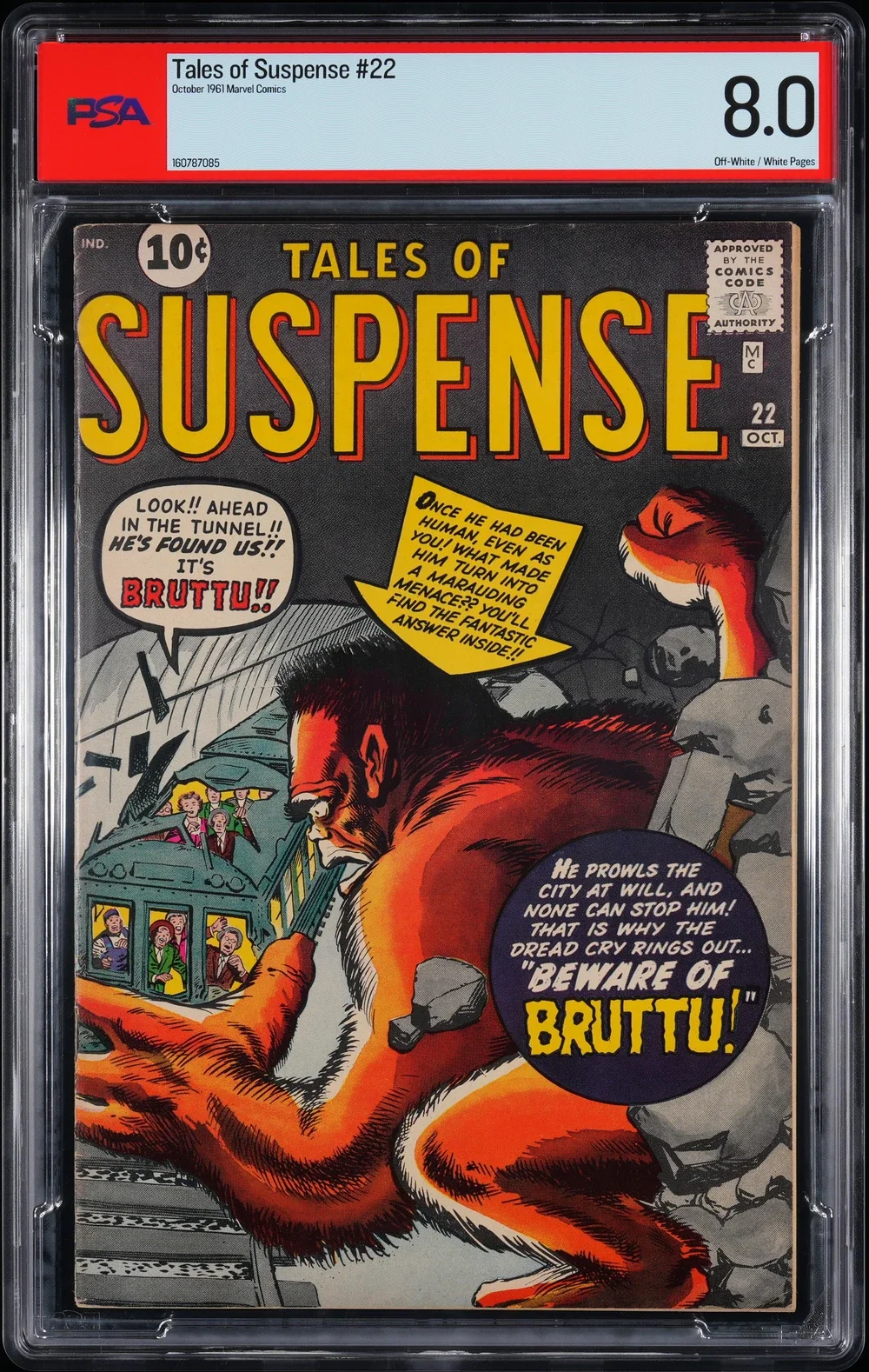 Tales Of Suspense #22     PSA VF 8.0