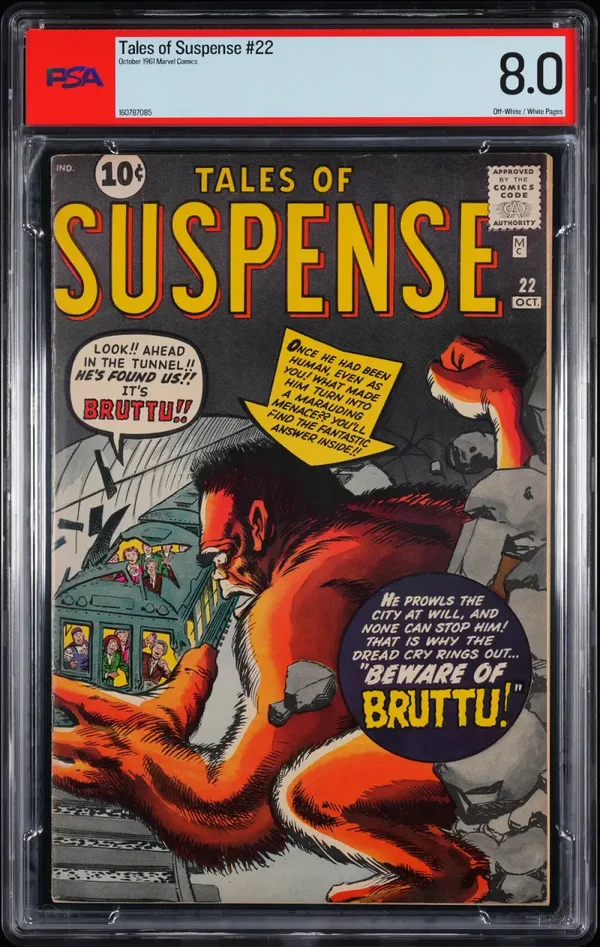 Tales Of Suspense #22     PSA VF 8.0