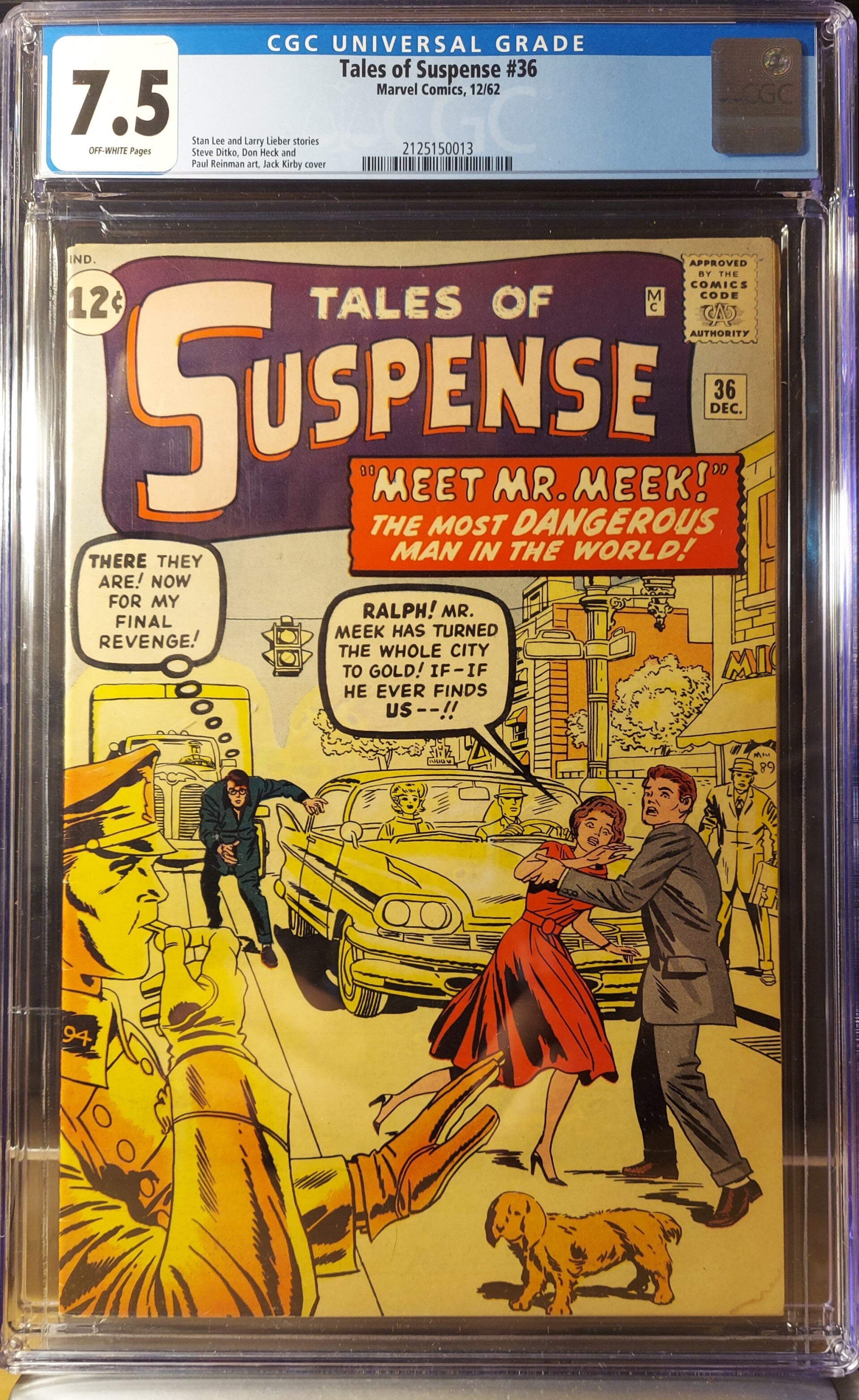 Tales Of Suspense #36   CGC VF- 7.5