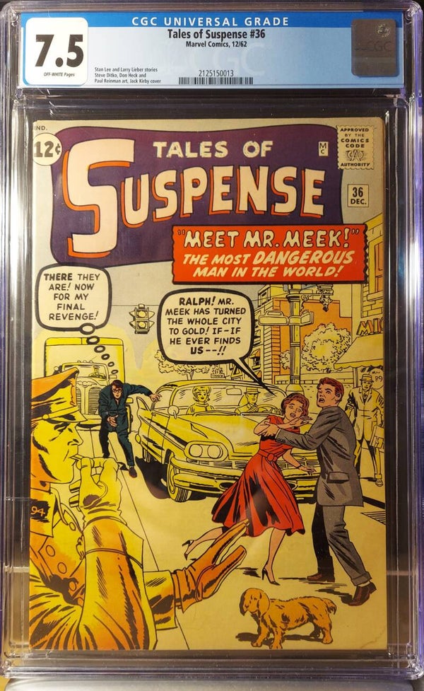 Tales Of Suspense #36   CGC VF- 7.5