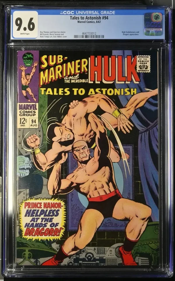 Tales To Astonish #94   CGC NM+ 9.6