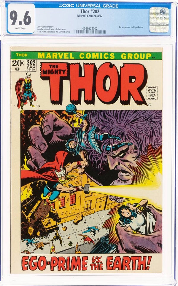 Thor #202   CGC NM+ 9.6