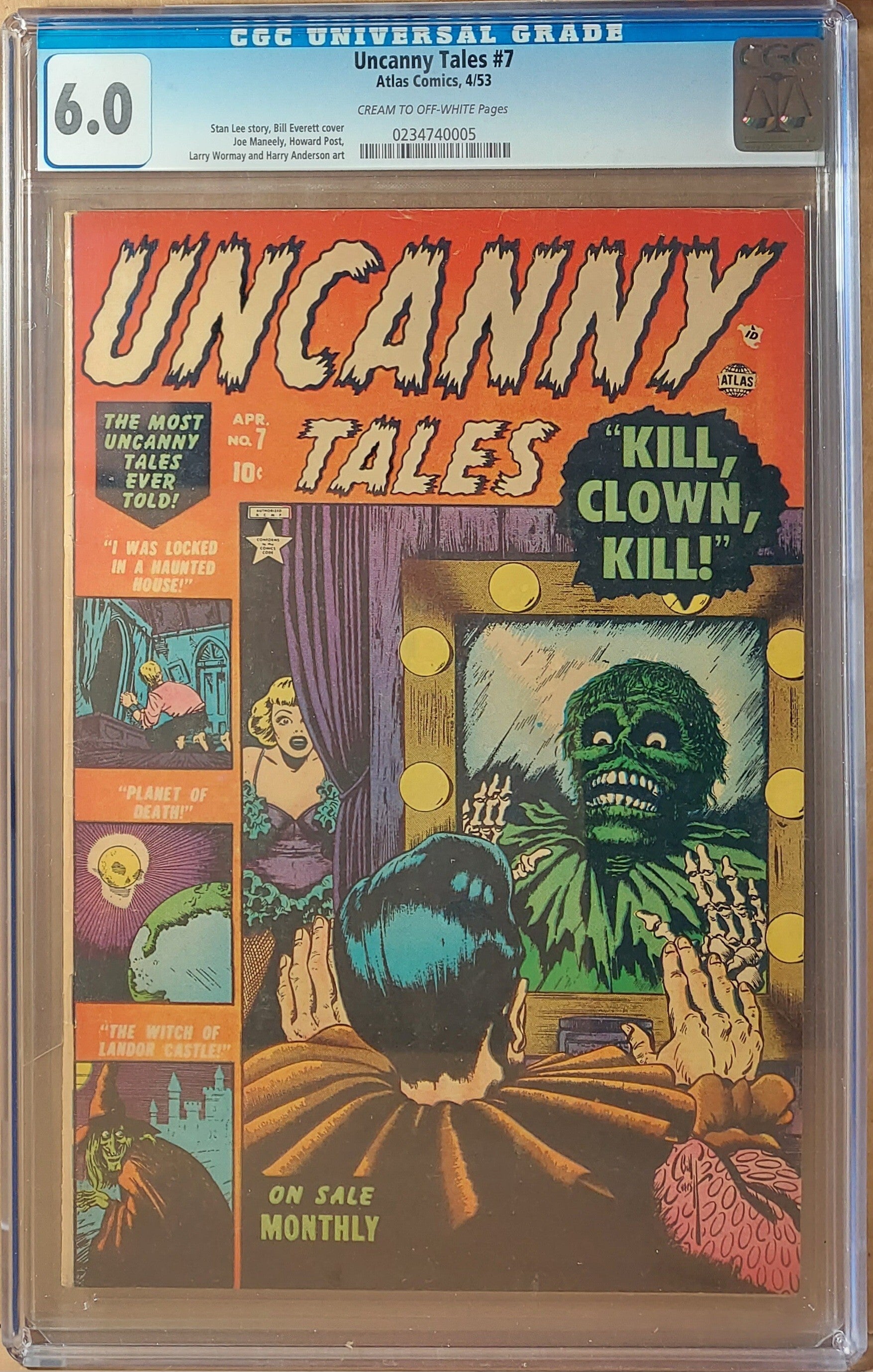 Uncanny Tales #7   CGC FN 6.0