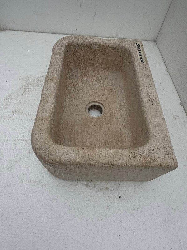 Spoelbak natuursteen beige