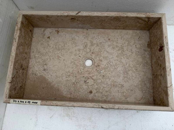 Spoelbak Marmer beige