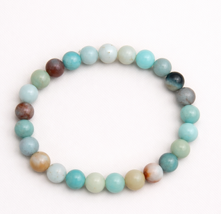 Agathe - Bracelet perles d'agates