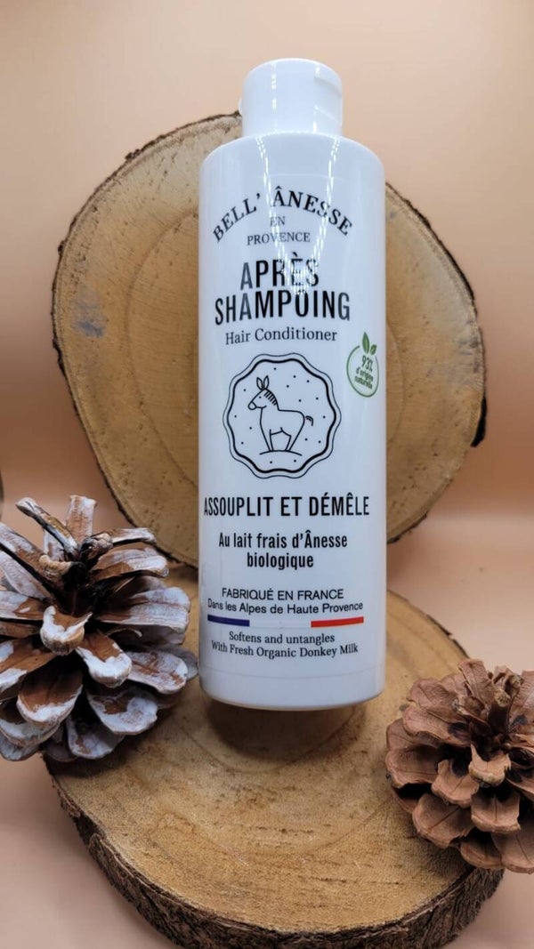 Après shampoing au lait d'ânesse