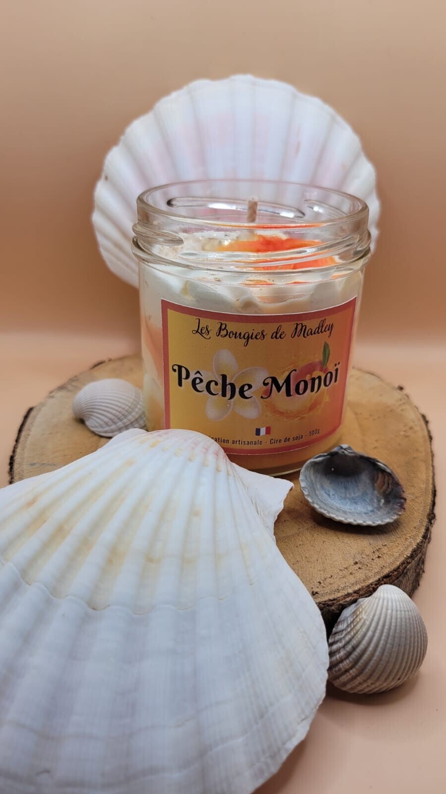 Bougie Pêche monoï