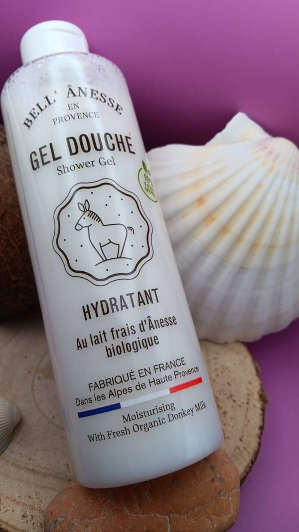 Gel douche au lait d'ânesse bio