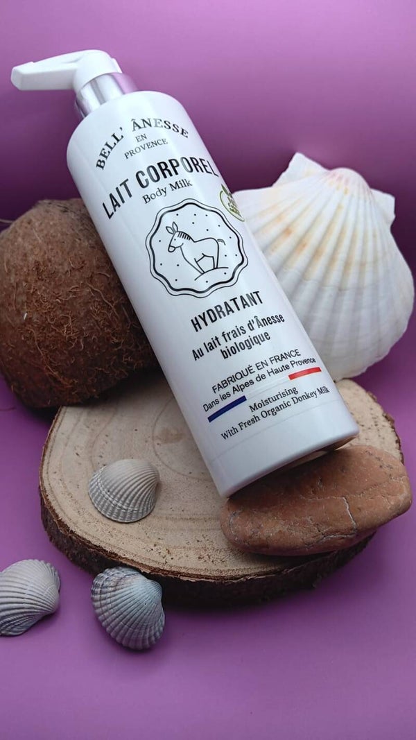 Lait corporel hydratant au lait d'ânesse