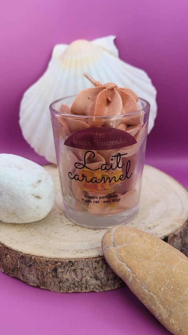 Bougie lait caramel
