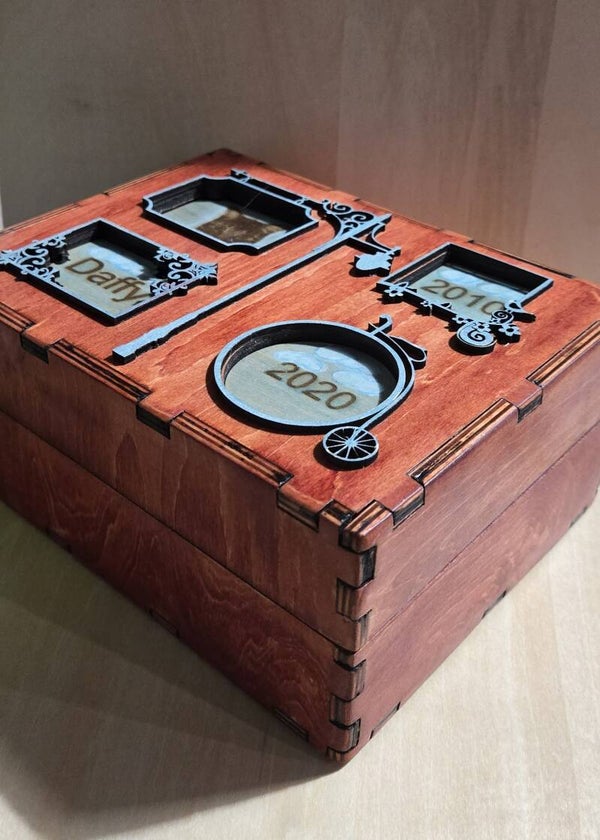 Pet Memorial keepsake Wooden Box (#101)