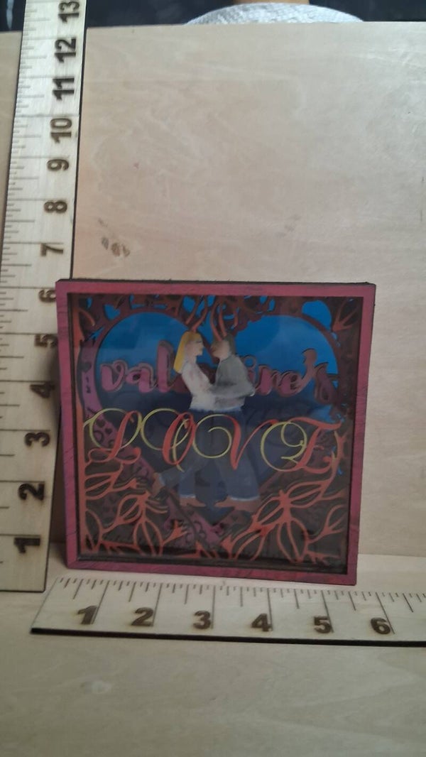 Valentine's Shadow Box (#201)