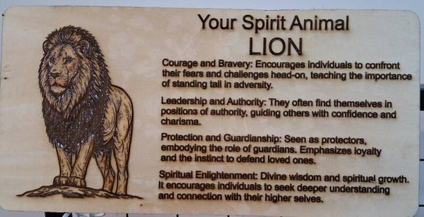 Spirit Animal-Lion (#241-7)