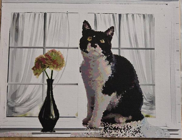 Cat and a vase (#91)