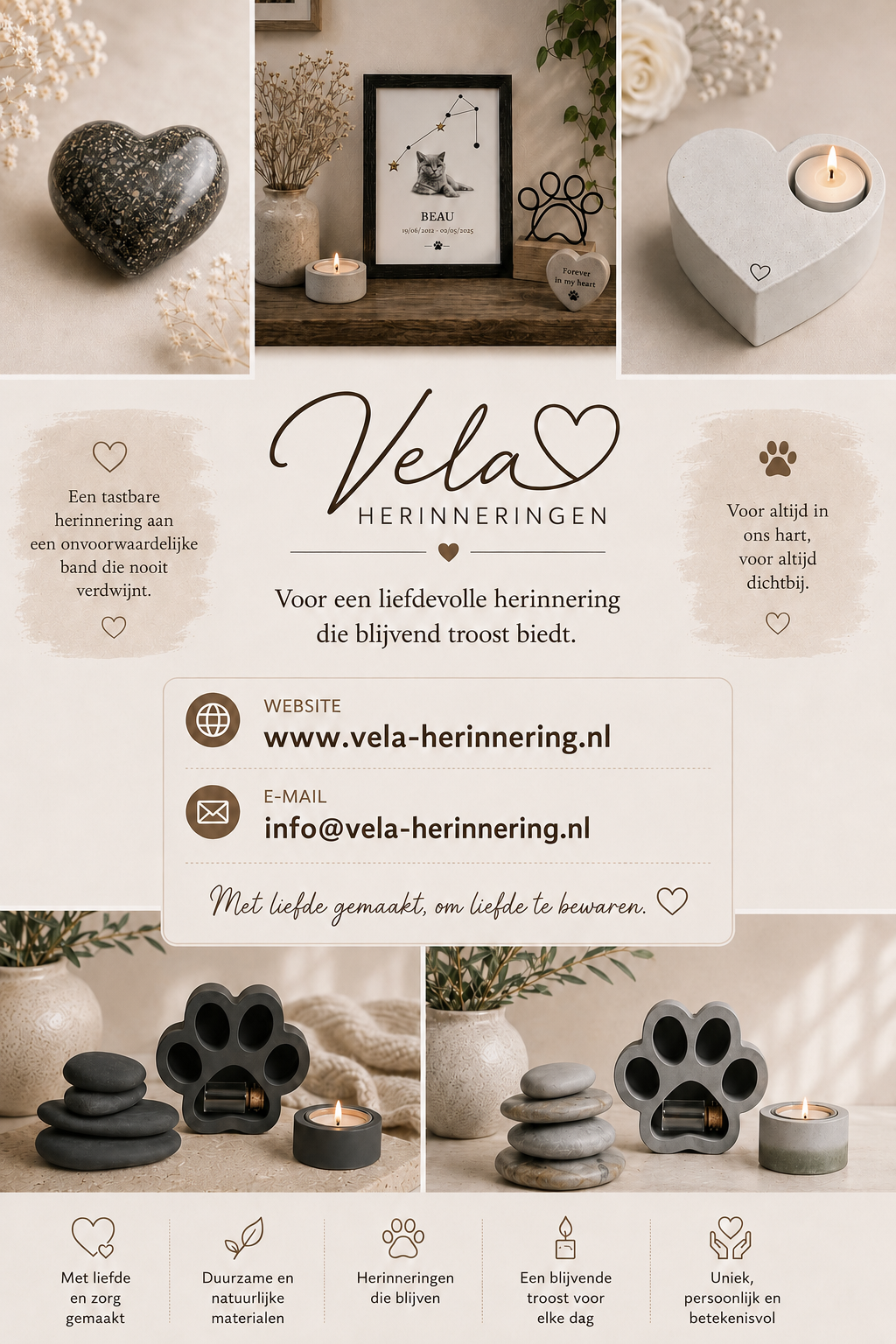 de mogelijkheden van Vela-Herinneringen