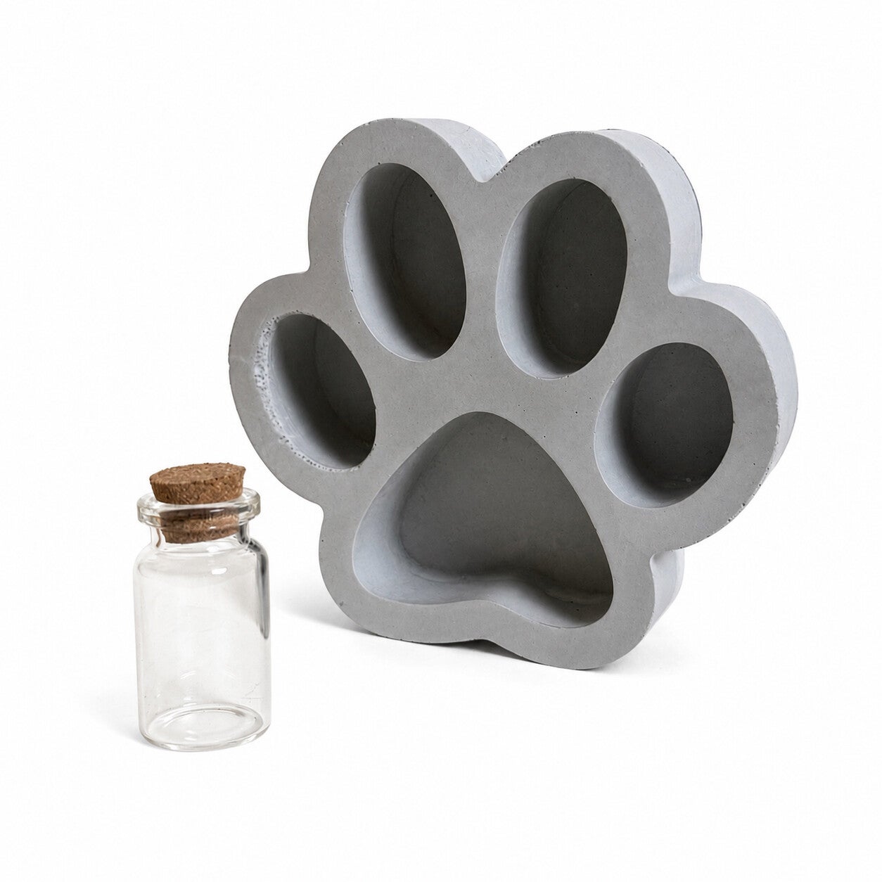 Pootsculptuur met keepsake flesje