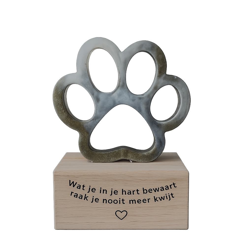 Mini urn epoxy pootje