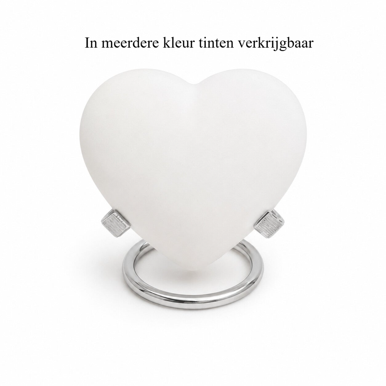 Koesterhart gepersonaliseerd naar wens, optioneel met verwerking van crematie-as of een ander klein dierbaar aandenken