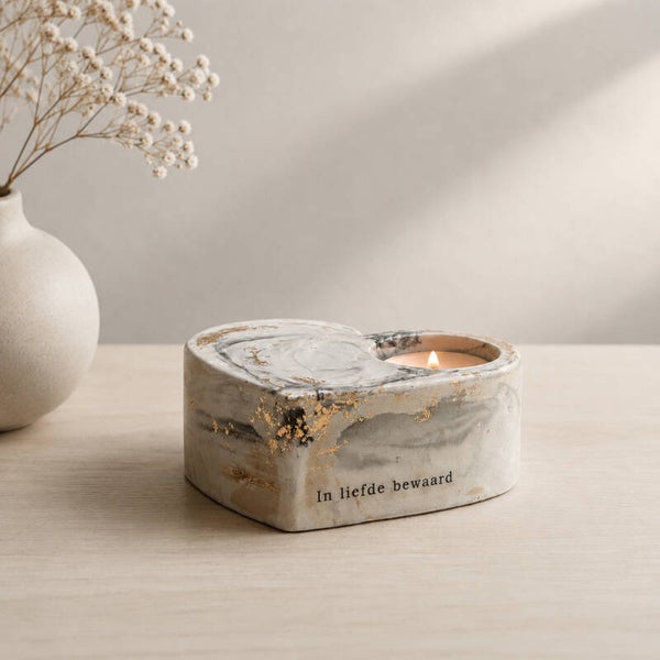Mini urn - gedenklichtje - hart
