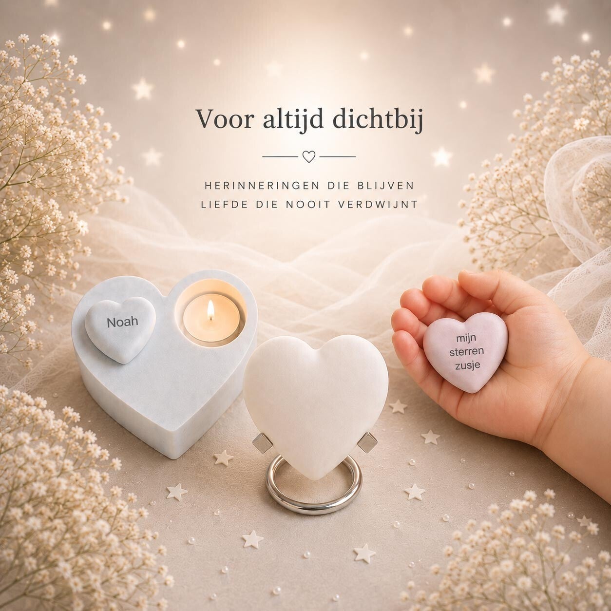 gedenklicht voor een sterrenkindje 
