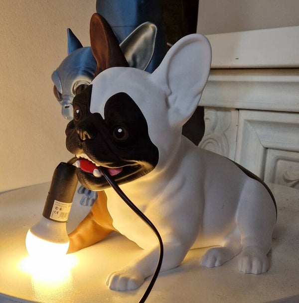 franse bulldog lamp