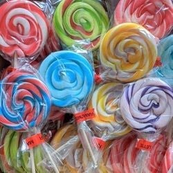 Sucettes petites rondes (à l'unité)