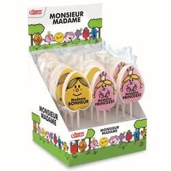 Sucette Mr &Mme en marshmallow (lot de 10)