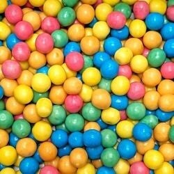Crazy Gummy Bubble gum Balls  (lot de 20)