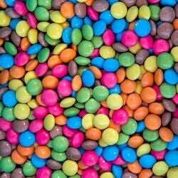 Lentilles multicolores en chocolat au lait (250g)