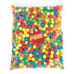 Billes de chewing gum multicolores (100g)