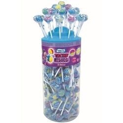 Sucettes bicolores tâches langues ( lot de 10)