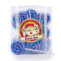 Mini sucette swigle pop Bubble gum ( lot de 10)
