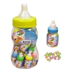 Petits biberon rempli de bonbons