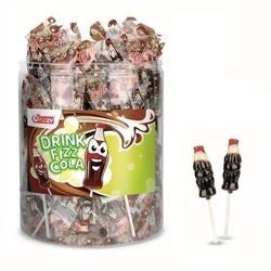 Sucette drink fizz coca (lot de 10)