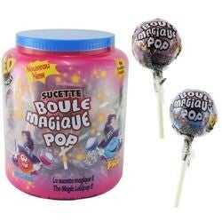 Sucette boule magique pop (lot de 5)