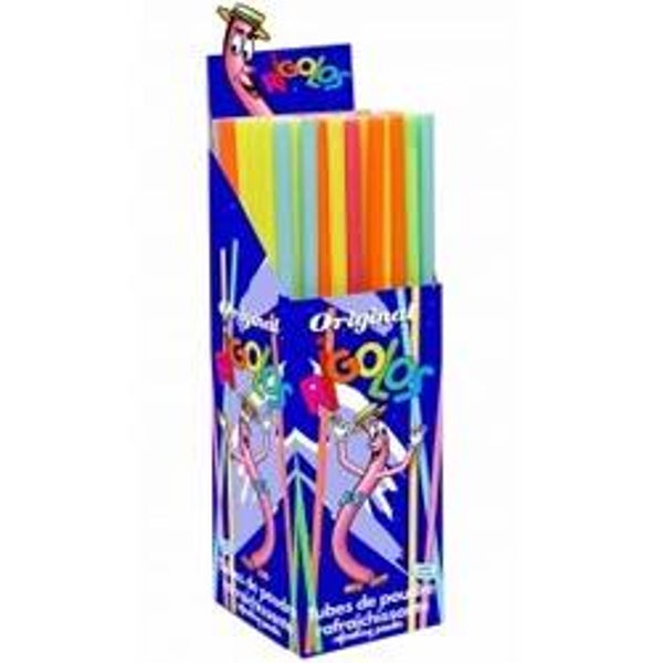 Tubes poudre rigolos citrons (lot de 5)