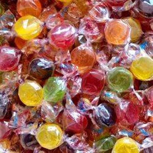 Petits bonbons durs aux goûts fruités (600g)
