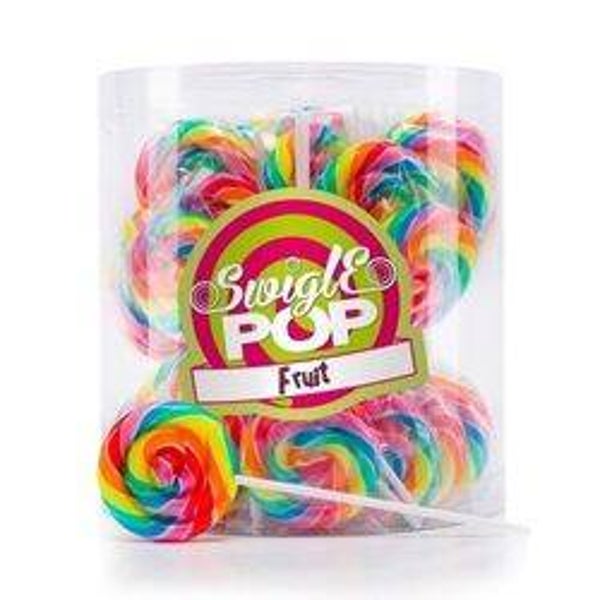 Mini sucette swigle pop tutti frutti (lot de 10)
