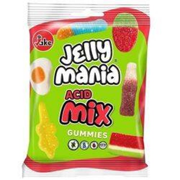 Jake Jellymania acide mix 100g (le sachet)