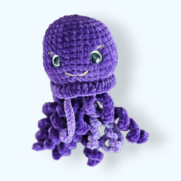 Donkerpaarse octopus