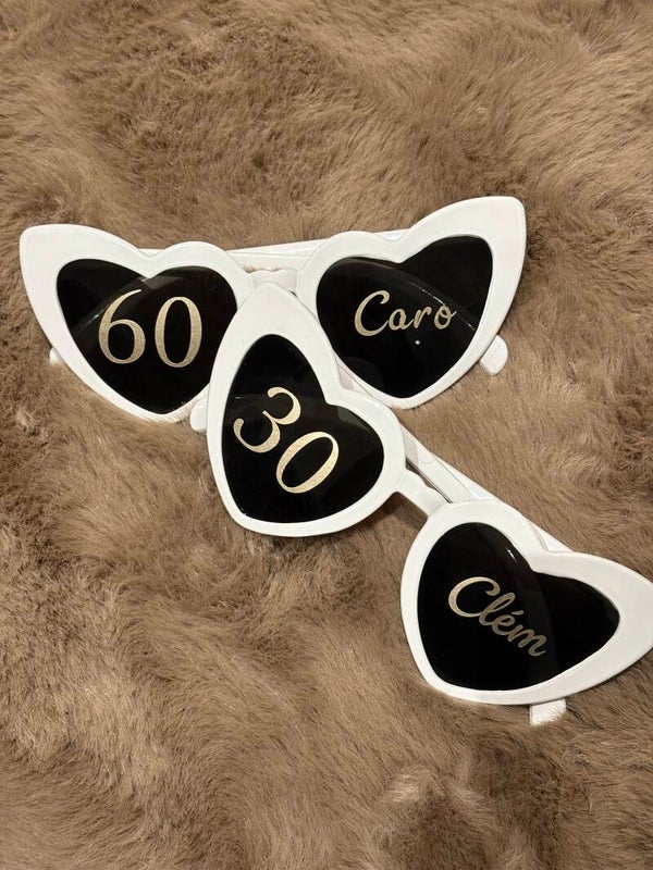 Lunettes personnalisés