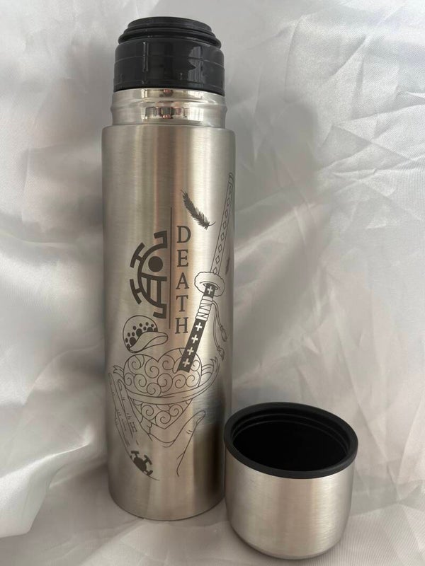 Thermos en inox personnalisé avec gravure
